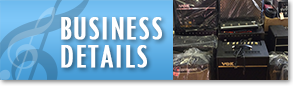 Business Details - Music Store